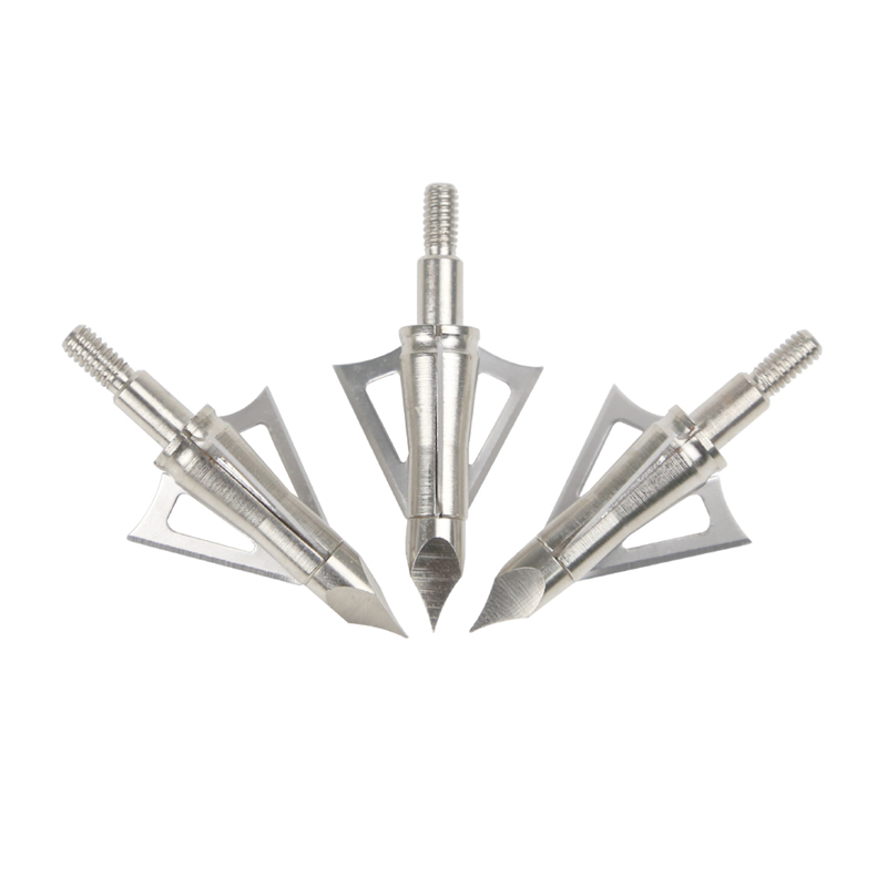 Nika-jousiammunta 15B027 3 Kiinteät terät 150grain metsästys Broadheads jousiammunta Crossbow Bolt Metsästys