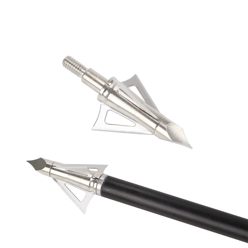 Nika-jousiammunta 15B027 3 Kiinteät terät 150grain metsästys Broadheads jousiammunta Crossbow Bolt Metsästys