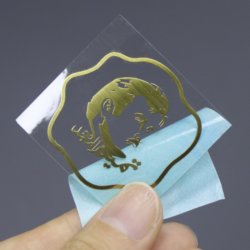 Mukautettu ohut itseliimaalalla Electroform Metal Foil Nickel tarra pinnoitus Tuote Metallinen 3D-logo tarra matkapuhelimelle