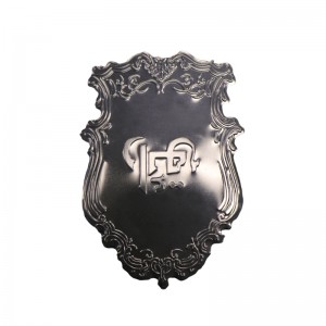 Metal Gold Anodisoitu räätälöity alumiini hajuveden tarra