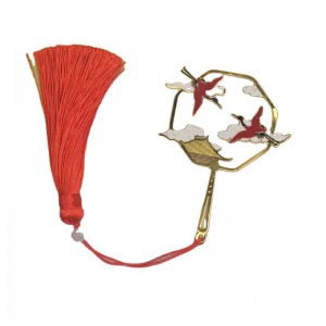 Mukautettunimi Logo Gold Brass Bookmark Kaiverretut metalliset kirjanmerkit