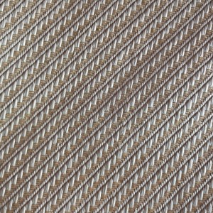 Kierrätetty kudottu kangas muoti kankaalla vuodevaatteet