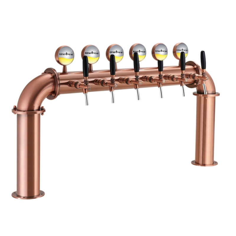 6 Way Bridge Beer Tower Beer Taps