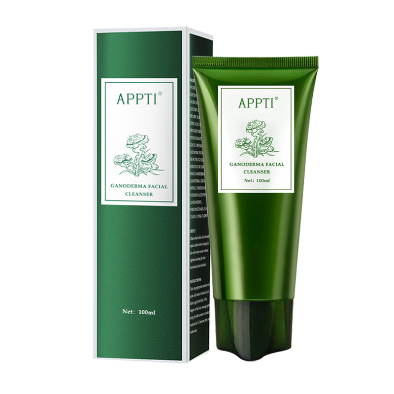 Yksityinen etiketti Anti Acne Aloe Vera Face Wash Facial Cleanser Ganoderma Essence Fash Wash