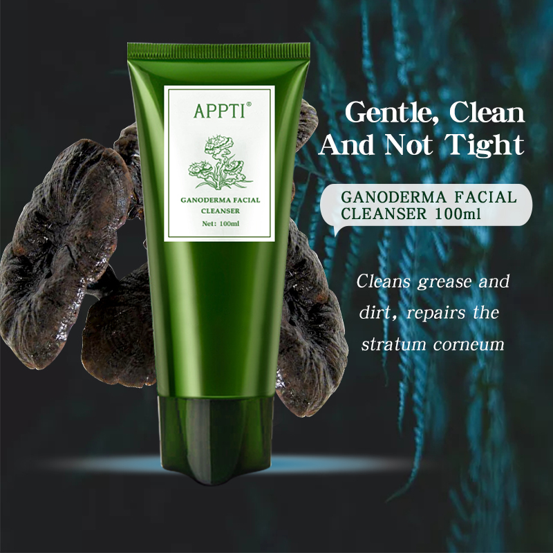 Yksityinen etiketti Anti Acne Aloe Vera Face Wash Facial Cleanser Ganoderma Essence Fash Wash