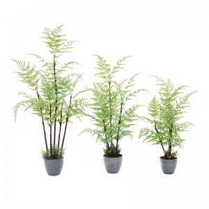Hot Sale Realistiset Klorophytum Comosum Tree Keinotekoinen kasvi Keinotekoinen puu Potted Fern