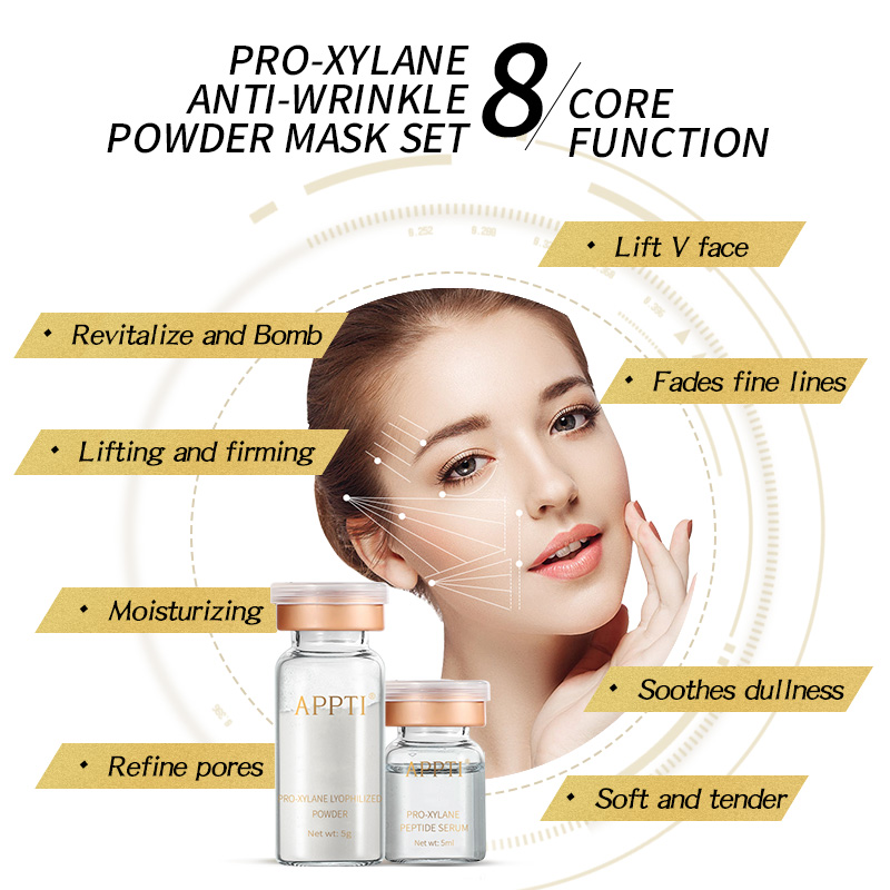 Korean Hot Sale Mask jauhe Whitening Anti Wrinkle Hydro Jelly Mask Powder Set