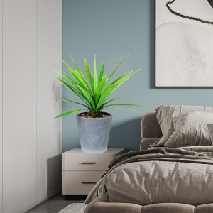 Hot Myynti Korkealaatuinen Tukku Muovi Keinotekoinen ruukkukasvit Keinotekoinen vihreä koristeellinen