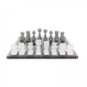 Klassiset lelut Erittäin kristallin akryyli shakki