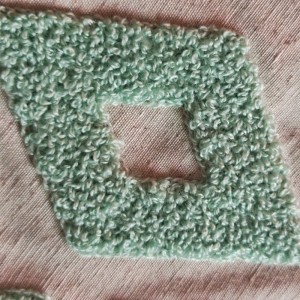 Kierrätetty pehmo kangas