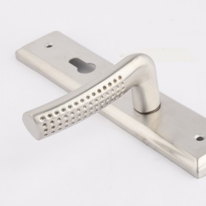 6003 Pitkä levyn ovenkahva ruostumattomasta teräksestä valmistettu vipu, moderninykyaikainen kiinnityslukko