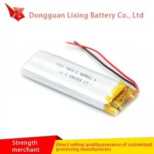 Sanyo Sanyo 602060 Pure Cobaltin litiumparisto 3.7v 700mAh walkie talkie kamera ladattava akun räätälöinti