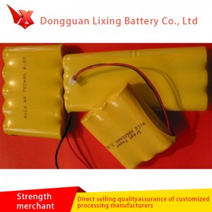 Suuri määrä erityisiä paristoja hiuslevyyn NICD400 2.4Vnro 5 Yhdistelmäakku 2.4V Valmistajien räätälöity