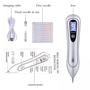 Face Spot Pen Gold Väri Plasma Pen Plasma Skin Machine Plasma Freckle Mole Removal Pen