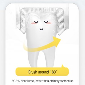 Turvallinen ultraääni silikoni lapset \\\\ \'sähköhammasharja Kids Music Brush hauskaa