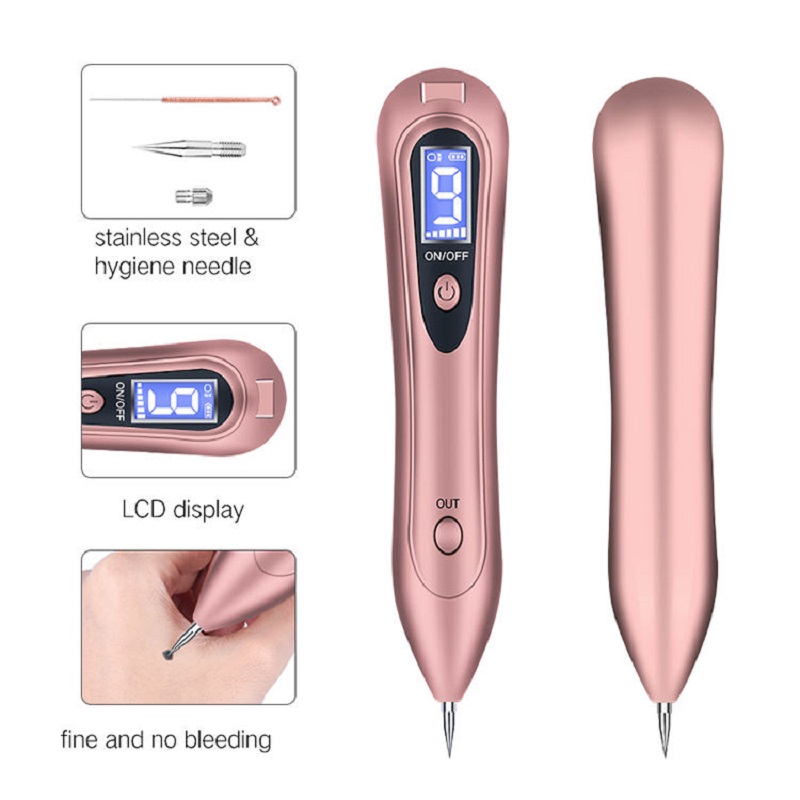 Akne Freckle Skin Tag Tatoo Device Sweep Spot Poista Pen Plasma Laser Mole Remover Beauty Removal Pen
