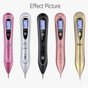 Akne Freckle Skin Tag Tatoo Device Sweep Spot Poista Pen Plasma Laser Mole Remover Beauty Removal Pen