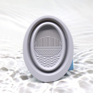 Silicone Makeup Brush Puhdistus Mat, taitettava meikki harjan puhdistus kulho