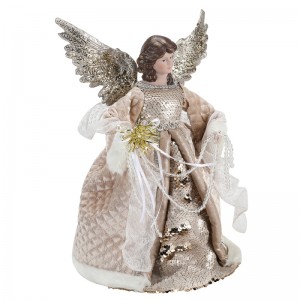 33cm Christmas Angel Decor Beads Ornament Decor Indoor Decorations Uusi tuote Xmas Kuva lomanäyttää ylellinen koti ilo