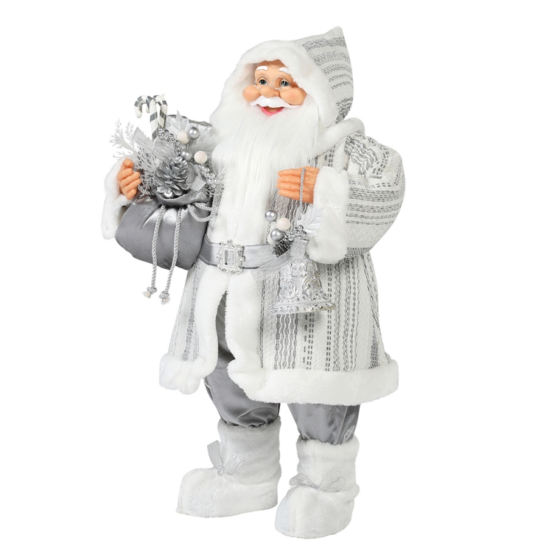 30 ~ 110cm joulu Sta Seces Santa Claus Ornamentti Deluxe Decoration Festival lomailua