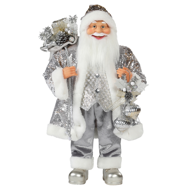 30 ~ 110cm Joulu Standing Santa Claus Ornament Decoration Festival loma Figurine Collection Traditional Xmas