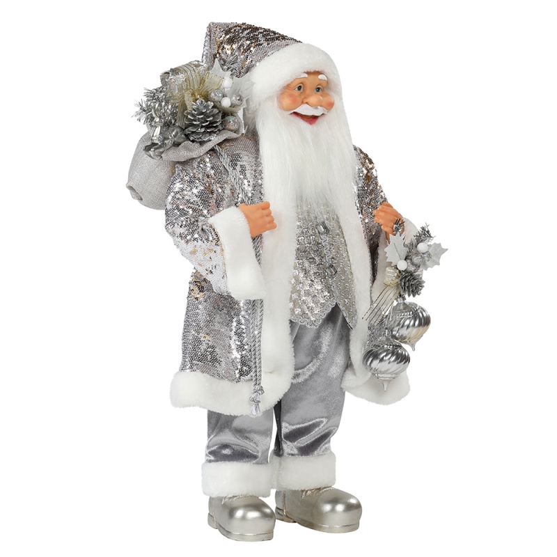 30 ~ 110cm Joulu Standing Santa Claus Ornament Decoration Festival loma Figurine Collection Traditional Xmas