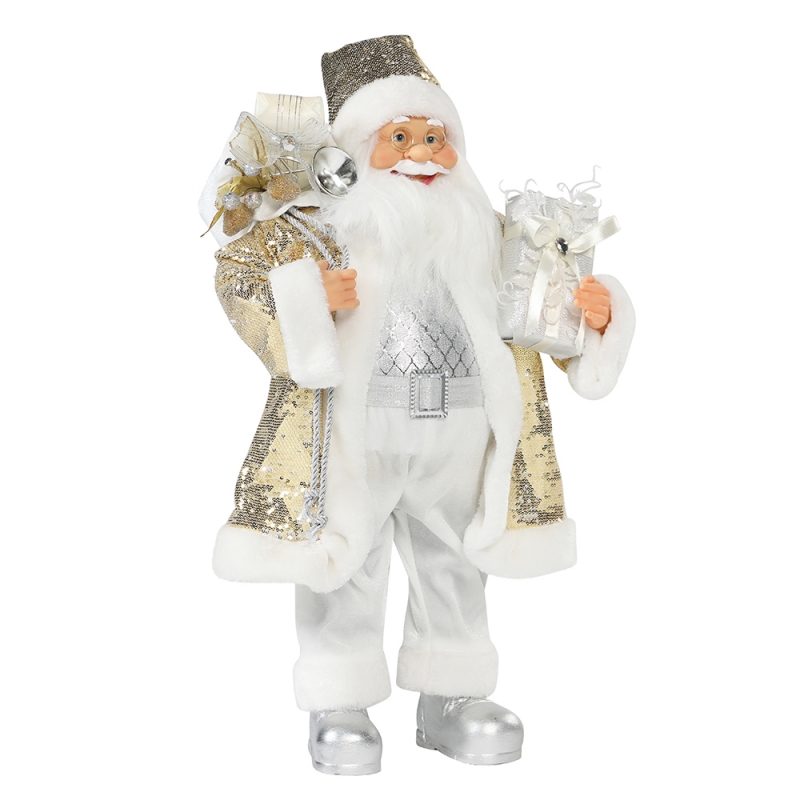 30 ~ 110cm Joulu Santa Claus Ornamentti Deluxe Decoration Festival lomion Figurine Collection Traditional Xmas