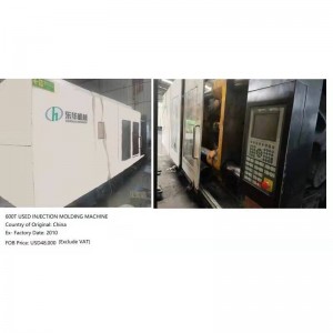 Korkean suorituskyvyn 600T toisen käden ruiskuvalu kone