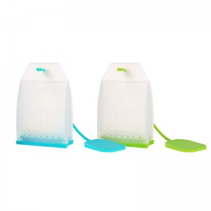 Silikoni Tea Infuser, Loose Leaf Teadisuodatin Laukut Siver