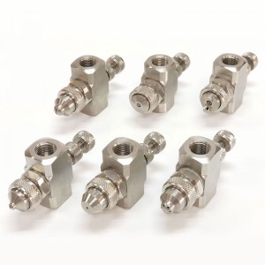 Ruostumaton teräs ilman sumutus suutin