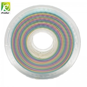 Pinrui 3D-tulostin 1.75mm PLA Rainbow Filamentti 3D-tulostimella