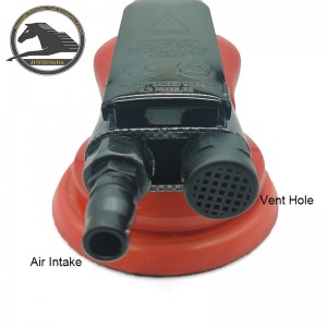 6 Air Random Orbital Sander ei-tyhjiömalleja Teollisuusluokka