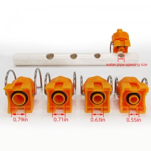 Muovinen säädettävä pallopidike suutin