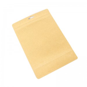 Flat Bottom Kraft Paper Stand Up -pussi