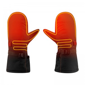 2200mAh talvi sähkö lämmitetytnahkakäsineet, vedenpitävät lämmityskäsineet kalastukseen