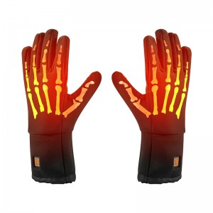 Sähköinen vedenpitävä lämmin käsineet hiihtoon, säädettävä lämpötila akku lämmityskäsineet miehille/women