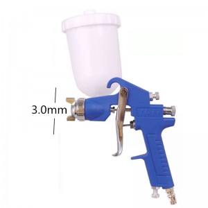 W-77 Air Spray Gun 2.0/2.5/3.0 mm suutin OEM tehdas Muovinen metalli Tehokas sumutus Pneumaattiset maalityökalut autolle ja huonekaluille