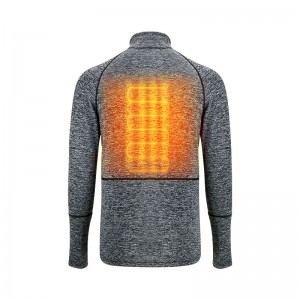 Kevyt paino lämmitetään vaatteissa, harmaa lämmitetty alusvaatteet akkuteholla