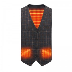 Kuuma myydä tyylikäs lämmitetty mies liivit akku teho