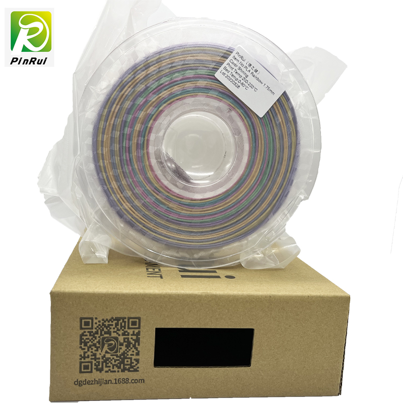 Pinrui Glitter PLA 1.75mm 3D-tulostin Filamentti Sparkle Twinkling Rainbow Color