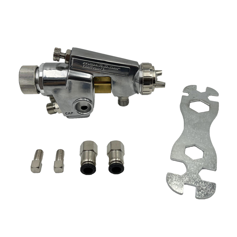 Automaattinen Power Air Spray Gun 1.2/1.5/2/2.5 mm suutin Tehokas teollisuus HVLP-sutomizing pneumaattinen maalityökalu