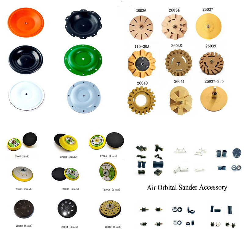 Erilaisia ​​pneumaattisia lisävarusteita voidaan räätälöidä