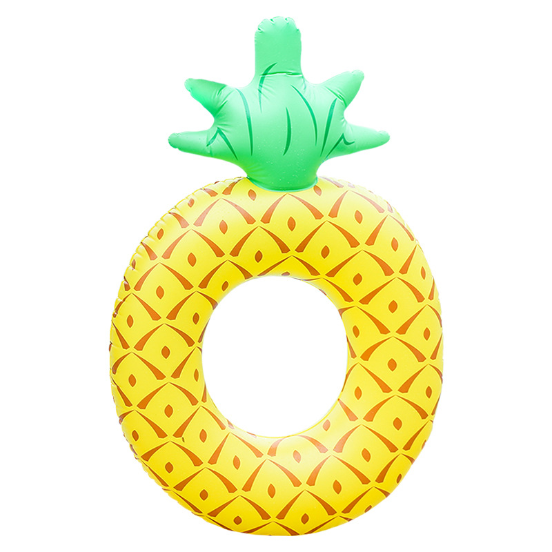 Puhallettava ananas uima-rengas, kannettava kelluva uima-allas, vesi lelu aikuisille ja lapsille