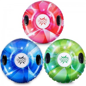 Talvi ulkona vanhempi lapsi vuorovaikutteinen lelu lapsi,nflatbleble lumiputki