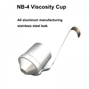Ruostumattomasta teräksestä valmistettu viskositeettikuppi laboratorio Viscometer Lab Paint Printing Muste -viskositeettikoe kuppi