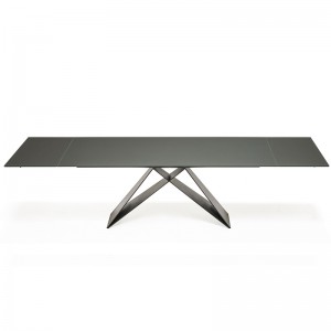 italialaiset modernit mallit 8 henkilöä keraaminen sintrattu kivi suorakaiteen muotoinen ruokapöytä 6 -paikkainen