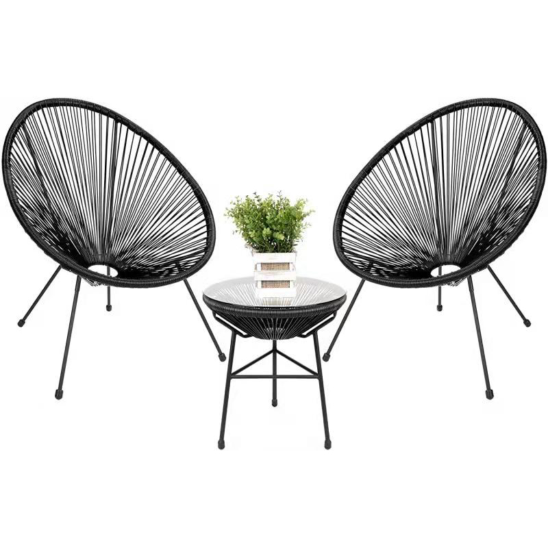 Teräs&Wicker 3pcs -sohvajoukko N-007