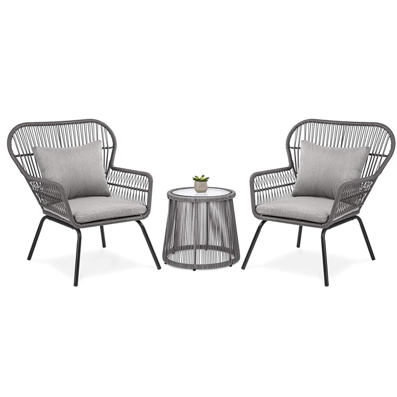 Teräs&Wicker 3pcs -sohvajoukko N-004