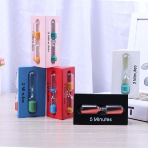 3-in-1 3/5/7 minuutin kolmionmuotoiset puiset hiekkatiimalasit Lapset Kellon ajastin Sandglass Home Corcoration Ampulheta Secret Gift