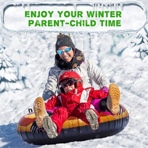 puhallettavat pizza -lumiputken kelkkailulelut, lumilelut lapsille ulkona